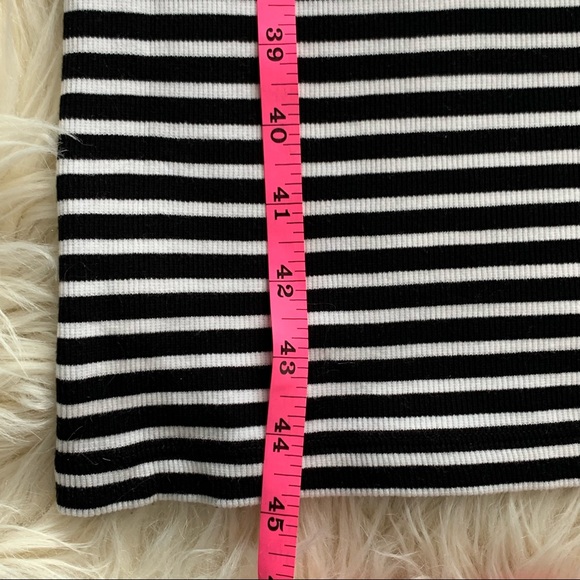 Volcom Black & White Striped Cotton Halter Tank Maxi Dress - Picture 11 of 14